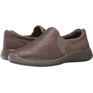 Ecco real leather soft 5 slip on sneakers